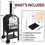 Wood-Fired Outdoor Pizza Oven with Accessories
