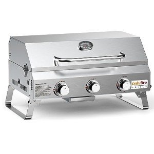 Onlyfire 24" Portable 3-Burner Gas Grill