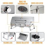 Onlyfire 24" Portable 3-Burner Gas Grill