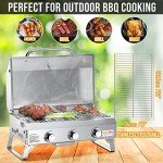 Onlyfire 24" Portable 3-Burner Gas Grill