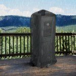 Vertical Propane Smoker with Temperature Control and Cover