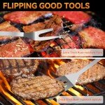 Stainless Steel BBQ Grill Tools Set with Storage