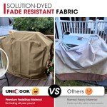 60" Heavy Duty Waterproof Grill Cover - Taupe