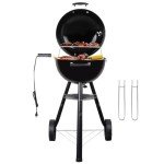 CUKOR 2-in-1 Electric and Charcoal BBQ Grill