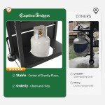 27" 3-Burner Propane Flat Top Griddle Grill