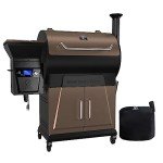 Z GRILLS Wood Pellet Smoker with Insulation, Bronze
