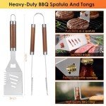 34-Piece Heavy Duty BBQ Grill Tool Set