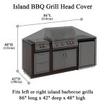 Cozzka 86" Heavy Duty BBQ Grill Cover