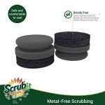 SCRUBIT Bristle-Free BBQ Grill Cleaning Brush Set
