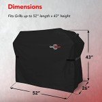 Heavy Duty Waterproof BBQ Grill Cover, 52 Inch