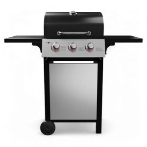 GasOne 3-Burner Stainless Steel Outdoor BBQ Grill
