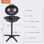 VEVOR 1800W Electric Grill for Indoor/Outdoor Use