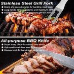 29-Piece Stainless Steel BBQ Tool Set
