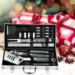 20pc Heavy Duty BBQ Grill Tool Set - Grey