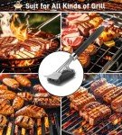 Adjustable Grill Brush and Scraper for Easy Cleaning
