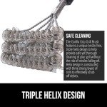 GORILLA GRIP Heavy Duty Grill Brush and Scraper
