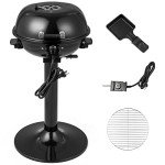 COSTWAY Portable Electric BBQ Grill for Outdoor Use