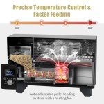 Portable Pellet Grill with Digital Control & Meat Probe