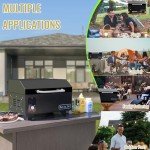 Portable Pellet Grill with Digital Control & Meat Probe