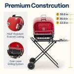 VIVOHOME 18" Portable Charcoal Grill for Outdoor Fun