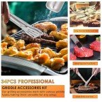 Yoehka 34-Piece BBQ Grilling Tool Set