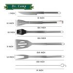Dr. Camp 9-Piece Stainless Steel BBQ Tool Set