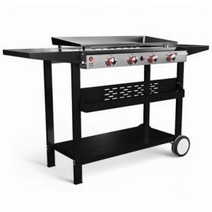 Gas One 4-Burner Flat Top Grill - Propane BBQ