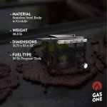 Gas One 4-Burner Flat Top Grill - Propane BBQ