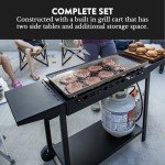 Gas One 4-Burner Flat Top Grill - Propane BBQ