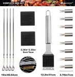 23pc BBQ Grill Accessories Set with Thermometer