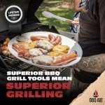 BBQ Grilling Tools Set with Stainless Steel Handles