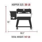 recteq Deck Boss 590 Wi-Fi Pellet Smoker Grill