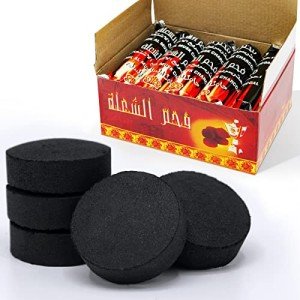 MEKER Quick Light Charcoal Briquettes - 100 Pieces