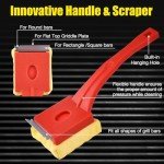 Kitwanda Bristle-Free Grill Brush with Steam Cleaner