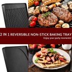CUSIMAX Portable 2-in-1 Electric BBQ Grill
