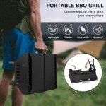 Compact Portable Charcoal Grill for Outdoor Adventures