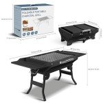 Compact Portable Charcoal Grill for Outdoor Adventures