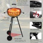 Leonyo 18" Portable Charcoal Grill for Outdoors