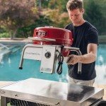 Bistro Pro™ Red Tabletop Electric Grill