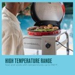 Bistro Pro™ Red Tabletop Electric Grill