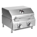 Bestfire Portable 2-Burner Gas Grill for Outdoors