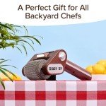 Bristle-Free Spinning Grill Brush with LED Light