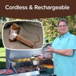 Bristle-Free Spinning Grill Brush with LED Light