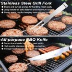 22PCS Heavy Duty BBQ Grill Accessories Set