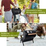 Compact Portable Charcoal Grill Set for Outdoor Fun