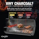 Char-Griller King-Griller Gambler Charcoal Grill & Smoker
