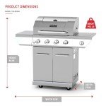 Nexgrill 4-Burner Stainless Steel Gas Grill