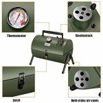 Portable Adjustable Charcoal Grill for Outdoor Fun