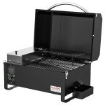 Onlyfire Portable Wood Pellet Grill Smoker, Black