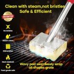 XUDAKAIXIN Bristle-Free Grill Brush with Wavy Pad